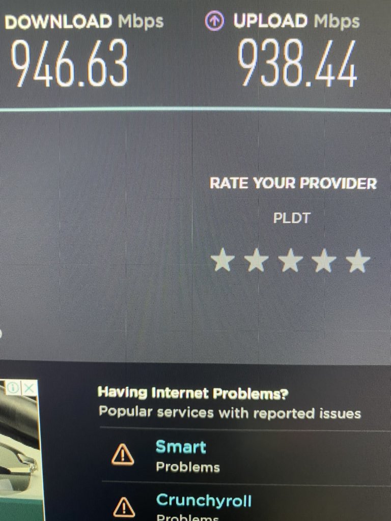 update sa pldt problem namin. oke na siya. may pumunta rito after  ilang linngoo pinalitan yung modem at may twineak sa pldt mismo.  <a href="/PLDT_Cares/">PLDT Cares</a>  oke na. dpat pala pantay tlga upload sa download.