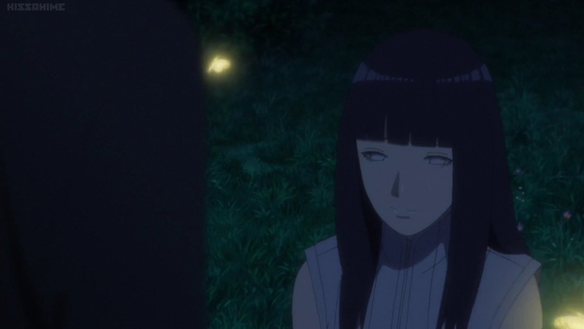 She's really acting strange... concerned about her, he came out from the shadows without being seen.Noticing him she stopped knitting and said she's deeply worried about her sister, really regretted that she's not home that night, being the one responsible in Hiashi's absence.