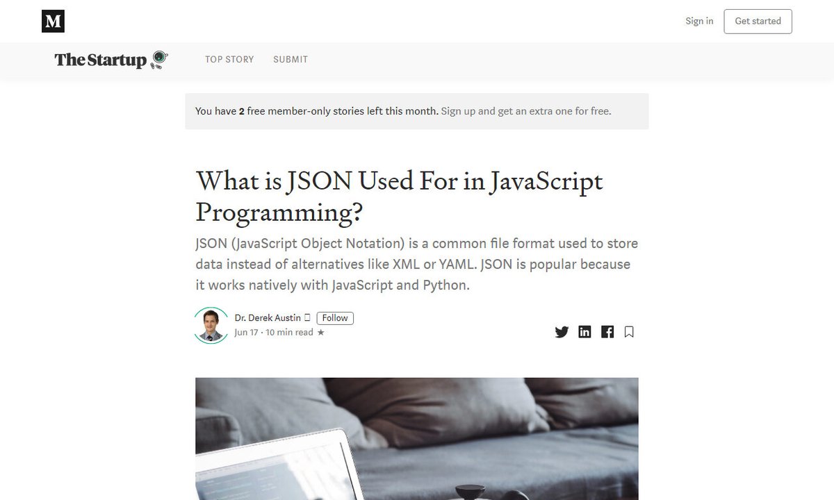 codecidedotnet's tweet image. What is JSON Used For in JavaScript Programming?
#jsonobject #followingdatatypes #duplicatekeys #array #javascriptobjects #remotework
via @medium
☛ amp.gs/27SM
