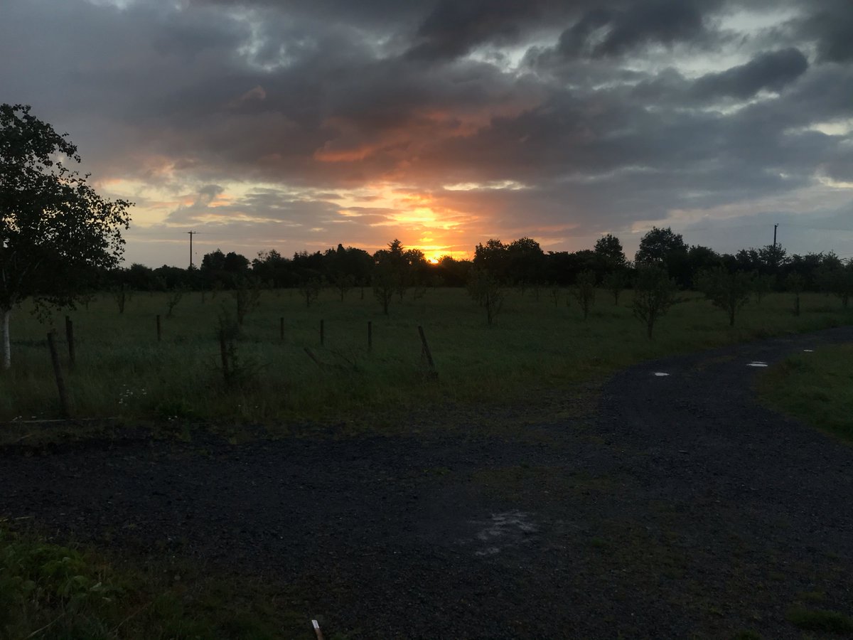 Greeting the Midsummer sunrise here at Rocker.