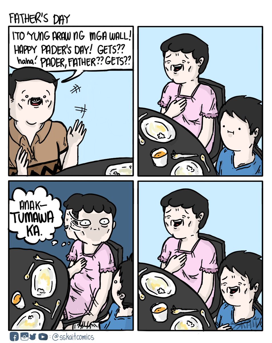 sskaitcomics's tweet photo. Happy Pader’s day! 😢😂 #fathersday #DadPuns #FlashbackPost https://t.co/XNL4FjF745