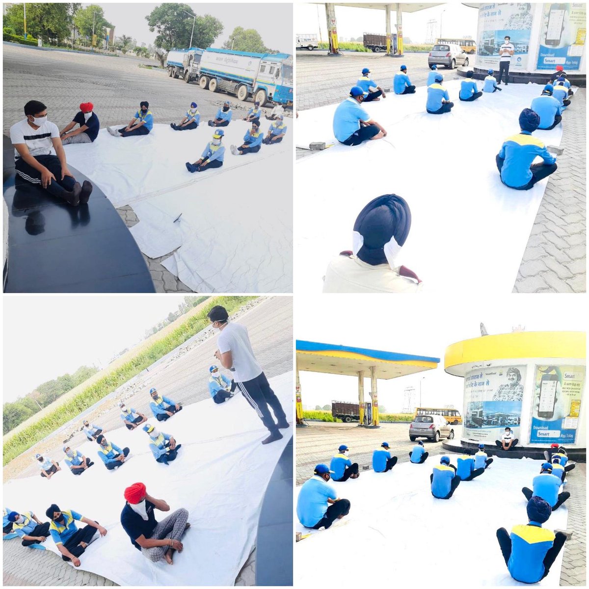 bp_coco's tweet photo. We are celebrating 
#Internationalyogaday2020
#YogaForAll at #BP_Chohan #Jalandhar_Territory 
@bpcljalandhar @BPCretJalandhar @BPCLimited @BPCLRetail @mohit02121970 @SanjayM75181416 https://t.co/LMkkAtFYa7