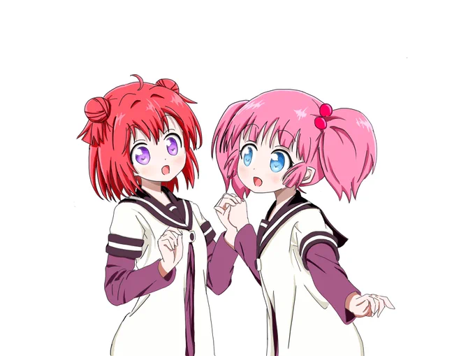 いろいろ手こずったのもありますが、何より遅筆なのでめっちゃ時間掛かってしまいました…デジタルで絵を描いている人は凄いなとつくづく思います。#ゆるゆり#赤座あかり#吉川ちなつ#あかちな 