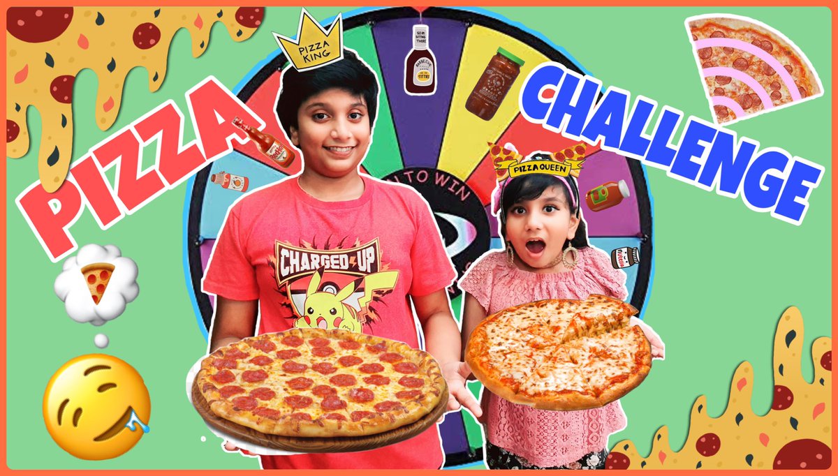 Aaradhya2012g's tweet photo. Pizza Challenge with a twist with my brother had fun eating homemade pizza’s 
Come join me to spin the wheel: https://t.co/Bp6QPqwGcd https://t.co/3NFrVLaBaQ
