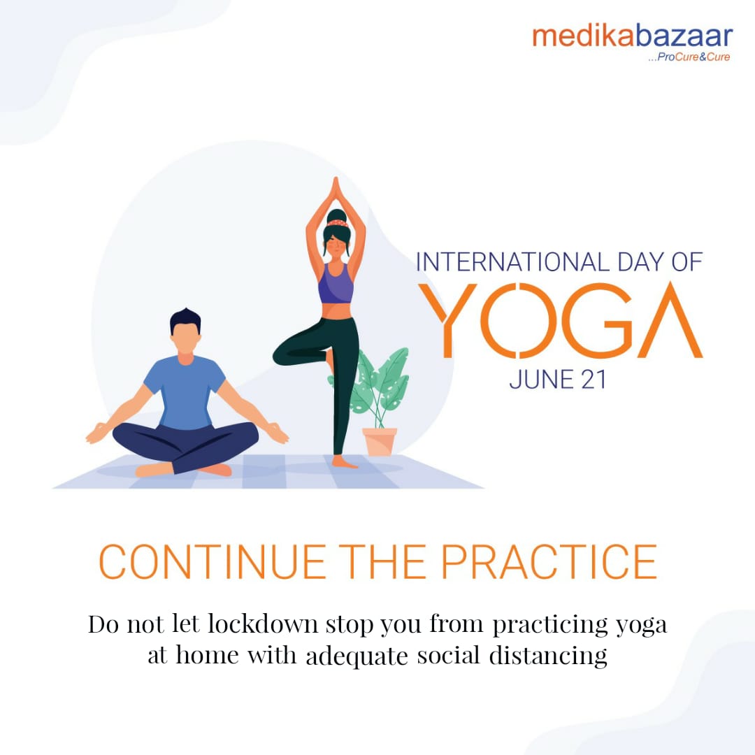 Medikabazaar's tweet photo. Yoga and meditation are amongst the best solutions we can opt for to achieve inner peace and strike the right balance in life

#Medikabazaar #HappyInternationalYogaDay #YogaForAll #InternationalYogaDay https://t.co/2pmuxpPO4X