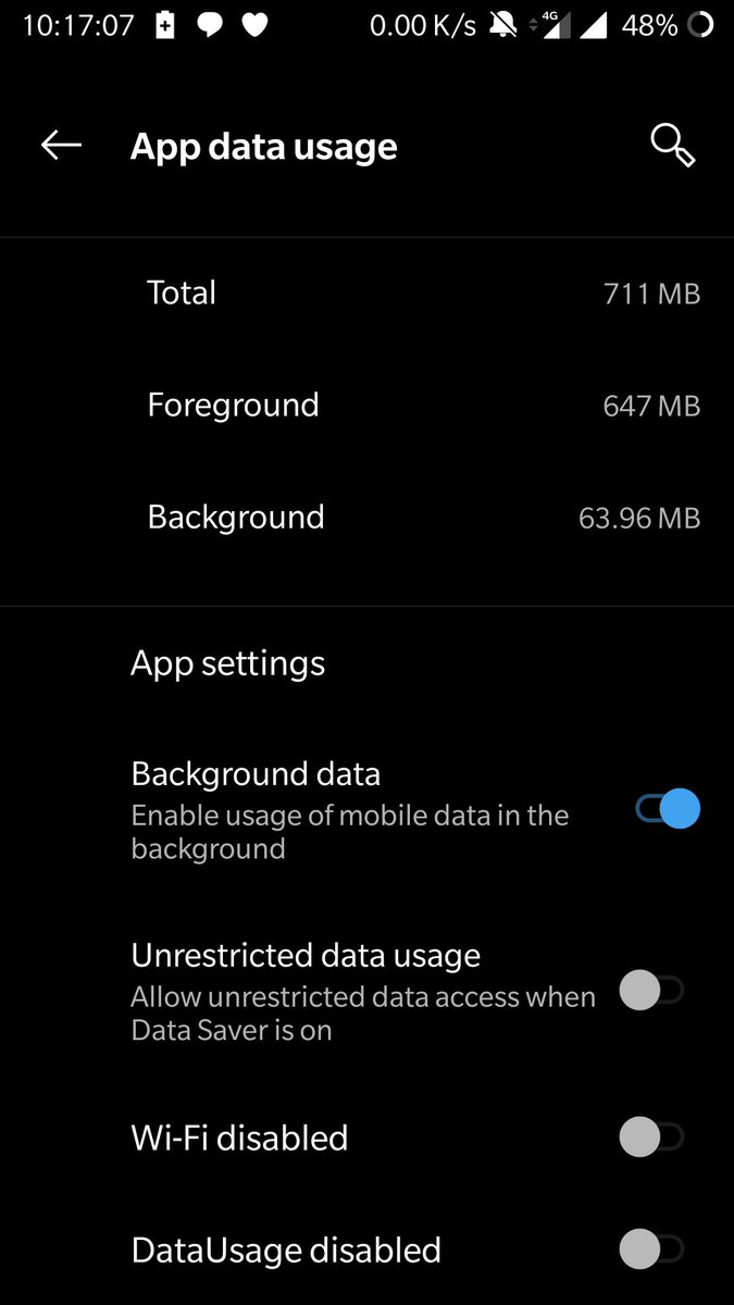 KneeThree's tweet photo. @RohanDasgupta You can temporarily block internet access to whatsapp in internet permissions settings. Works best if you have a wifi. https://t.co/JEACy0n3tW