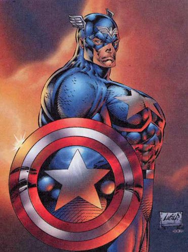 If you want a great example of how references don’t really help unless you break them down to understand what you’re looking at and why things look the way they do, consider that the infamous Rob Liefeld Cap was pretty clearly directly reffed from pumping-iron-era Schwarzenegger