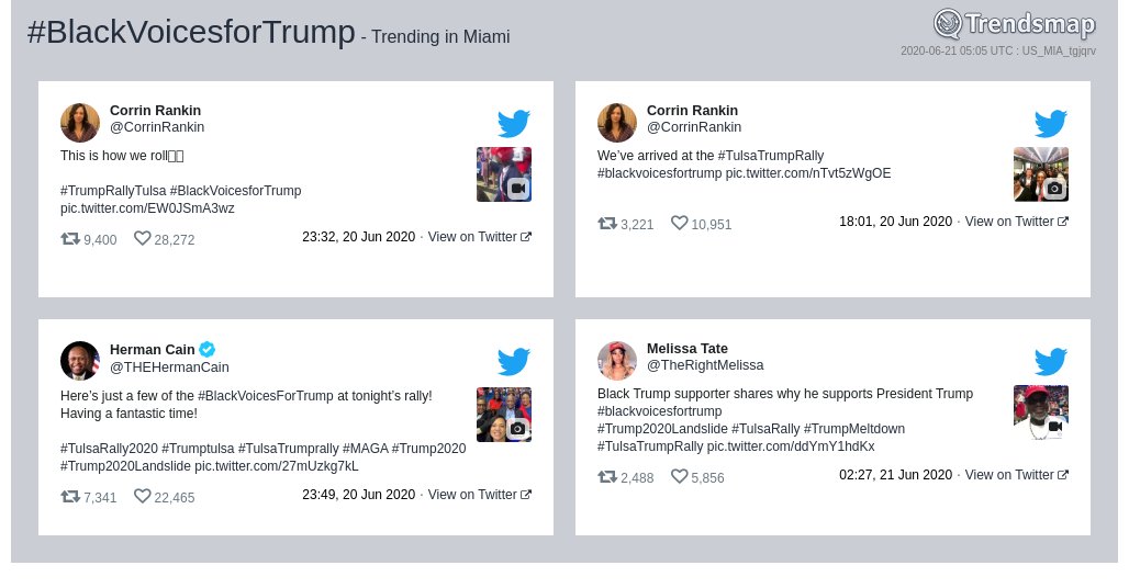 Trendsmap Miami tweet media