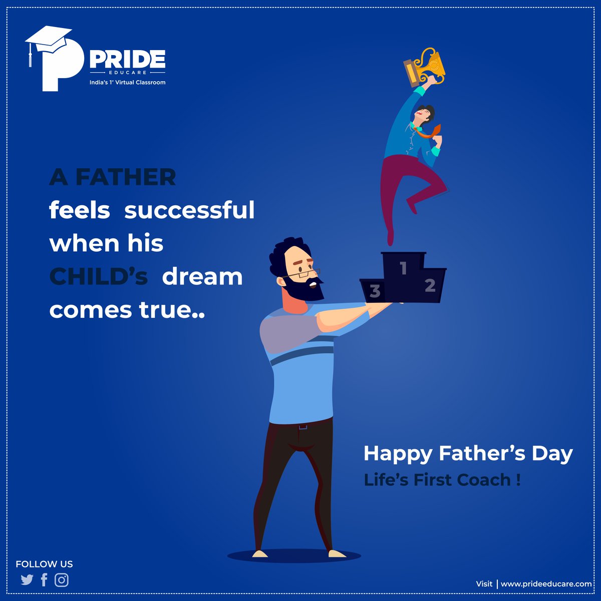 pride_education's tweet photo. Remember to salute your first hero today and everyday.
#PrideEducare #Educare #Pride #Computer #Mumbai #FatherDay #HappyFathersDay #fathersday2020 #FathersDay 
#FathersDaySpecial #Fathers #Papa #happyFatherDay2020 #firsthero https://t.co/c1IWsihp56