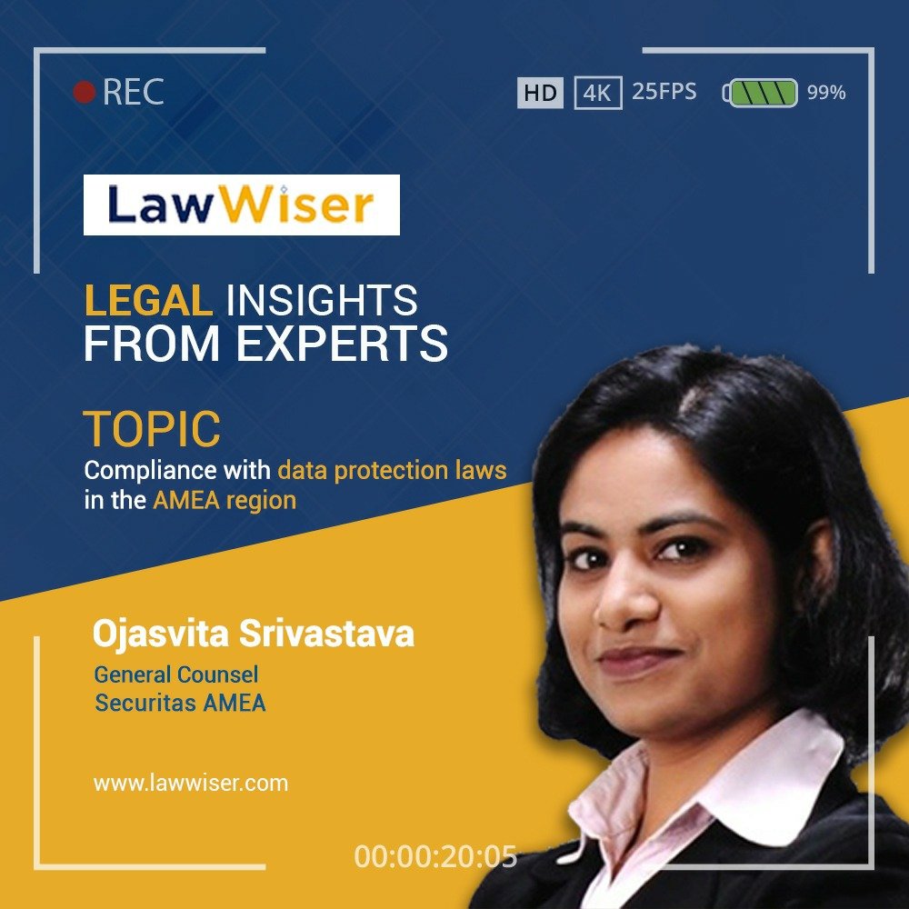 @LawWiser brings One-on-One Conversation with Ojasvita Srivastava, General Counsel - Securitas AMEA 

#LawWiser #Law #Legal #Lawyers #Innovation #digitalmarketing #content #litigation #generalcounsel #publicrelations #policydiscussion #COVID19 #dataprotection #amea #compliances