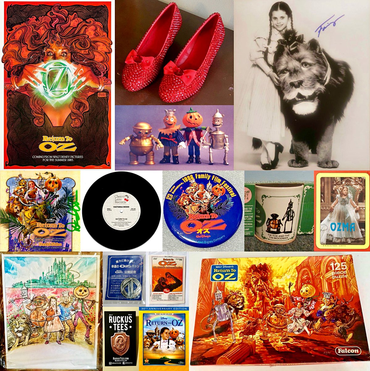 staytoonedfolks's tweet photo. 35 years ago, #OTD in Oz history, June 21, 1985 - @Disney’s #ReturnToOz, DIR by Walter Murch and based on L. Frank Baum’s The Marvelous Land of Oz (1904) and Ozma of Oz (1907), has its world premiere. It received an Oscar nomination and has since acquired a cult following. #RTO35 https://t.co/diwHwvC0NB