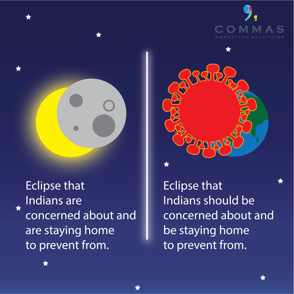 CommasCreatives's tweet photo. You know the drill!
.
#solareclipse #solareclipse2020 #eclipses #coronavirus #covid19 #stayhome #stayhomestaysafe #fightagainstcoronavirus #startup #marketingagency #digitalmarketing #socialmedia #creativity #illustrator #socialmediamarketing #illustratorart #graphicdesign https://t.co/OPr4wMmirq