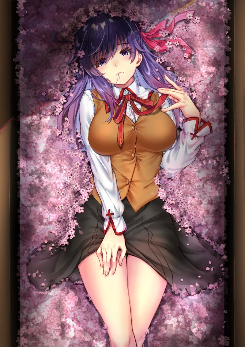 キャスター(Fate/EXTRA) 「最近意外と乳目立ってる絵描いてないことに気づいた
ぼよよん
#乳の日 」|楽音（がくと)＠5月以降のお仕事募集中🌟のイラスト