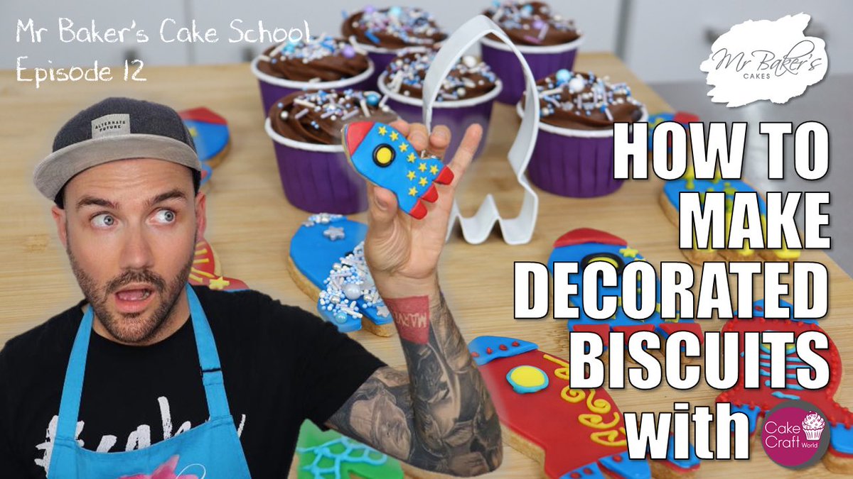 RobBGUK's tweet photo. Ad: #gifted

It’s time for another episode of Mr Baker’s Cake School - baking lessons from a primary school teacher!

In this week’s episode, we’re making DECORATED BISCUITS, with the space-themed Children’s Baking Box from @CakeCraftWorld!

Watch it here: https://t.co/zEMg9HAHf2 https://t.co/SwLuEdvh8o