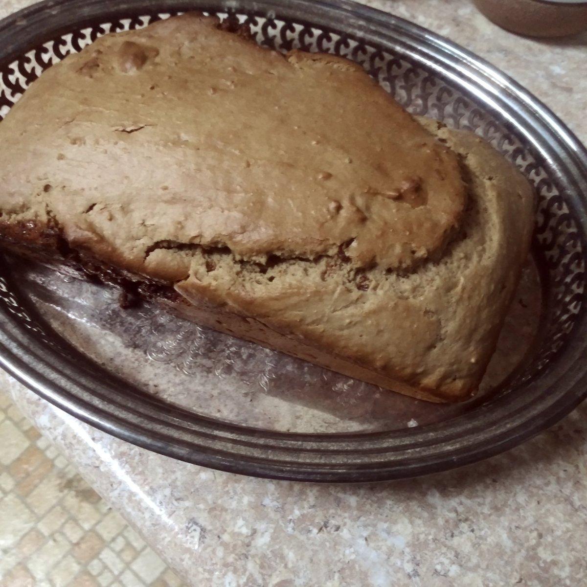 ThaPastaDon's tweet photo. @Mike_Haracz Decided to try making some ice cream bread with @benandjerrys coffee toffee bar crunch. Had to use AP flour with some baking powder. https://t.co/DilDk5dyEA