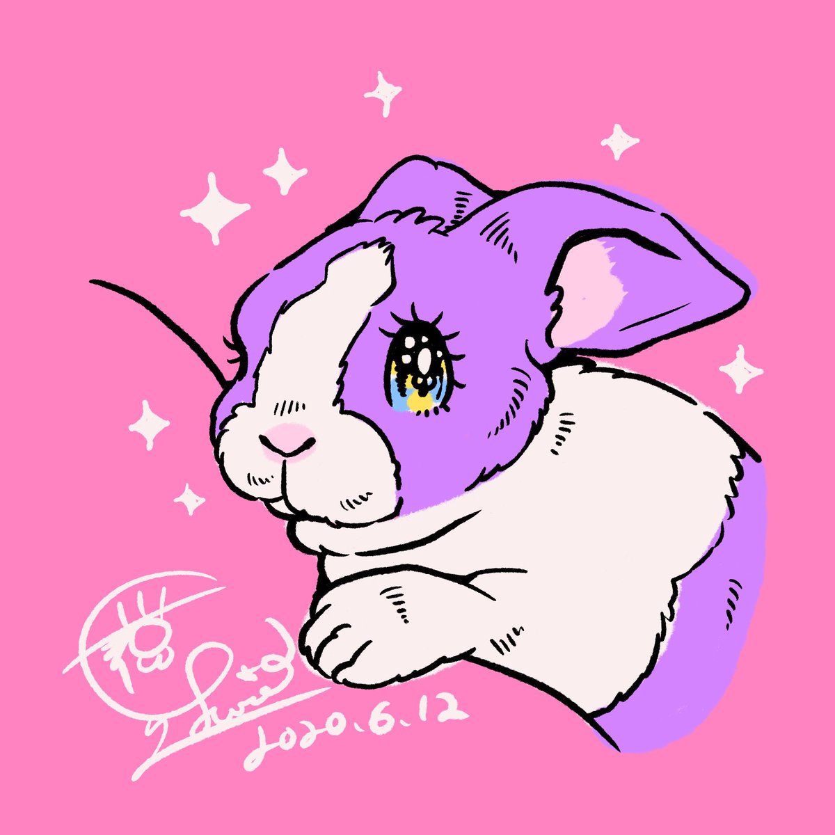 「うさぎもちょこちょこいる?かわいいね 」|🌈❤️‍🔥せきやゆりえ❤️‍🔥🌈のイラスト