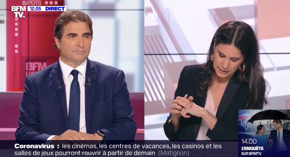 ConstanceBraut's tweet photo. "Il n'y a pas de violences policiÚres, il y a une réponse proportionnée à des violences que subissent nos forces de sécurité"@ChJacob77 #BFMTV #avecjacob https://t.co/QG6cwKTU6g