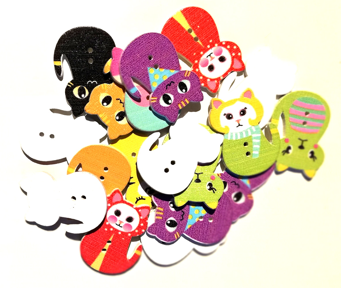 TipTopCraftsPL's tweet photo. TipTopCrafts Decorative Wooden #Buttons #guziki in The Shape of a cat 22x30mm Colored ... https://t.co/maWPRR35bb via @amazon #scrapbooking #handmade https://t.co/PbYBFLjEQK