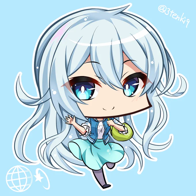 VチューバーSDシリーズ㊴ 雪城眞尋 #まひろあーと 