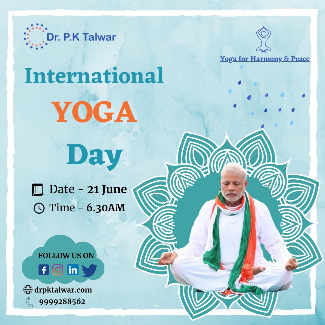 drpktalwar2018's tweet photo. Yoga is the journey of the self, to the self, Through the self"
Happy International Yoga Day.!!☺️🤗♥️
☎️9999288562
.
.
#internationalyogaday #lbbdelhi #StayHealthy #PractiseYoga #YogaForLife #YogaDay2020 #delhi https://t.co/ScJlkE1LSZ