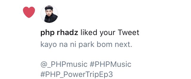 JPKaye2's tweet image. naks.

#PHP_PowerTripEp3
#PHPMusic
@_PHPmusic