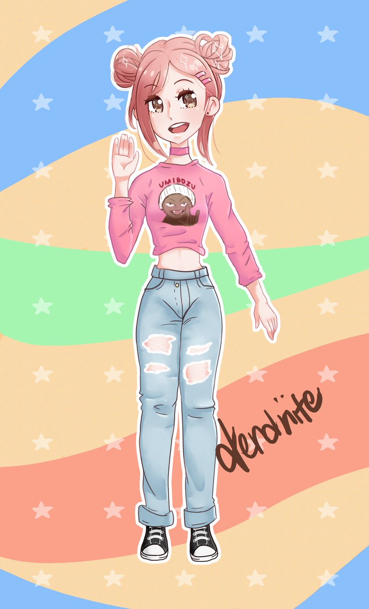 dendriite's tweet photo. Also thought I should post this since it got cropped on insta grrr, a modern(ish) version of Koizumi Risa from Lovely Complex! Idk if mom jeans are modern but I tried lmaoooo;; also space buns HELL YEAH

#lovelycomplex #fanart #AnimeArt https://t.co/QqniBtFo9H