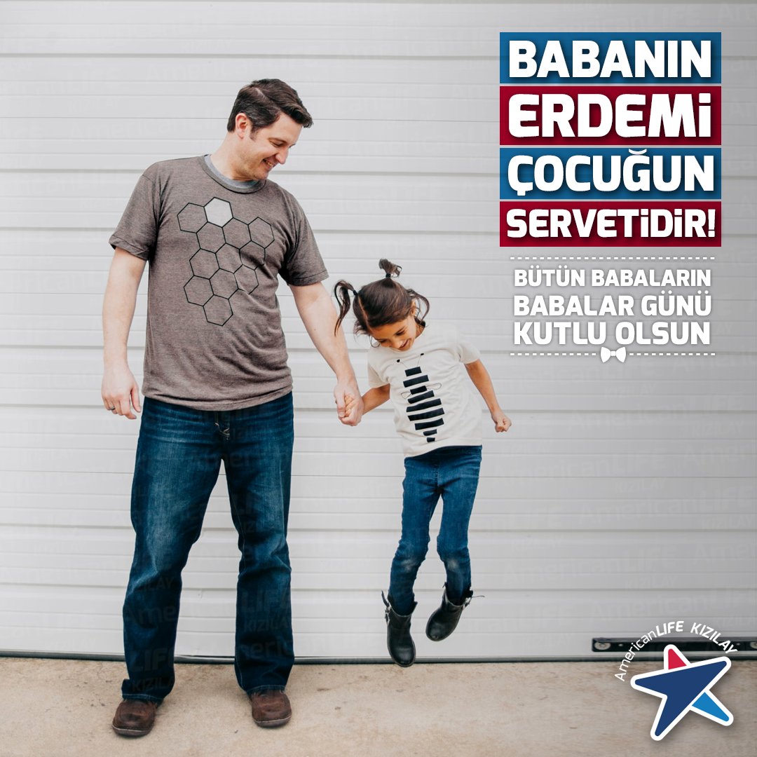 Bütün Babaların Babalar Günü Kutlu Olsun...
#americanlifekizilay #babalargünü #kutluolsun #happyfathersday