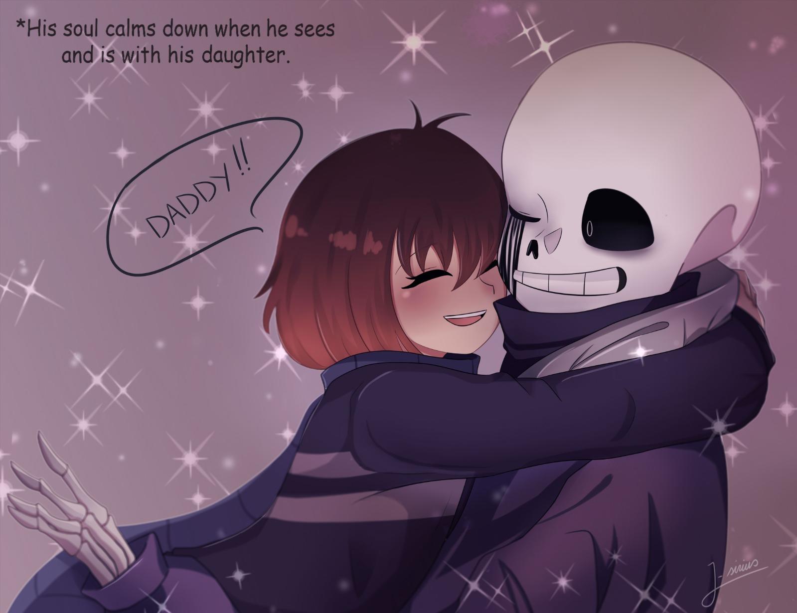 ☆ Sweetness × on X: ☆ Daughter of Killer!Sans and Fp! Frisk I did this  based on a question on tumblr ❤️ #Undertale好きさんと繋がりたい #undertaleAU # killersans #daughter  / X