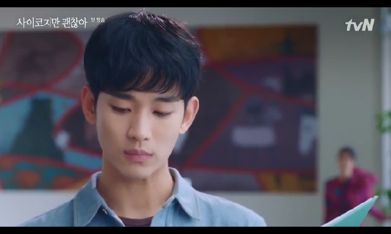 _typo_queen's tweet photo. So im not ok after watching the 1st ep.but its ok to not be ok.
What an episode!! Storyline,visual,bgm everything was perfect...welcome back #KimSooHyun oppa.
#ItsOkayToNotBeOkay 
#psychoButItsok https://t.co/xAm8jaJq9Q
