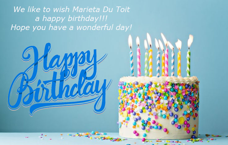 timetechsa's tweet image. Happy birthday Marieta!
#happybirtday #timetech