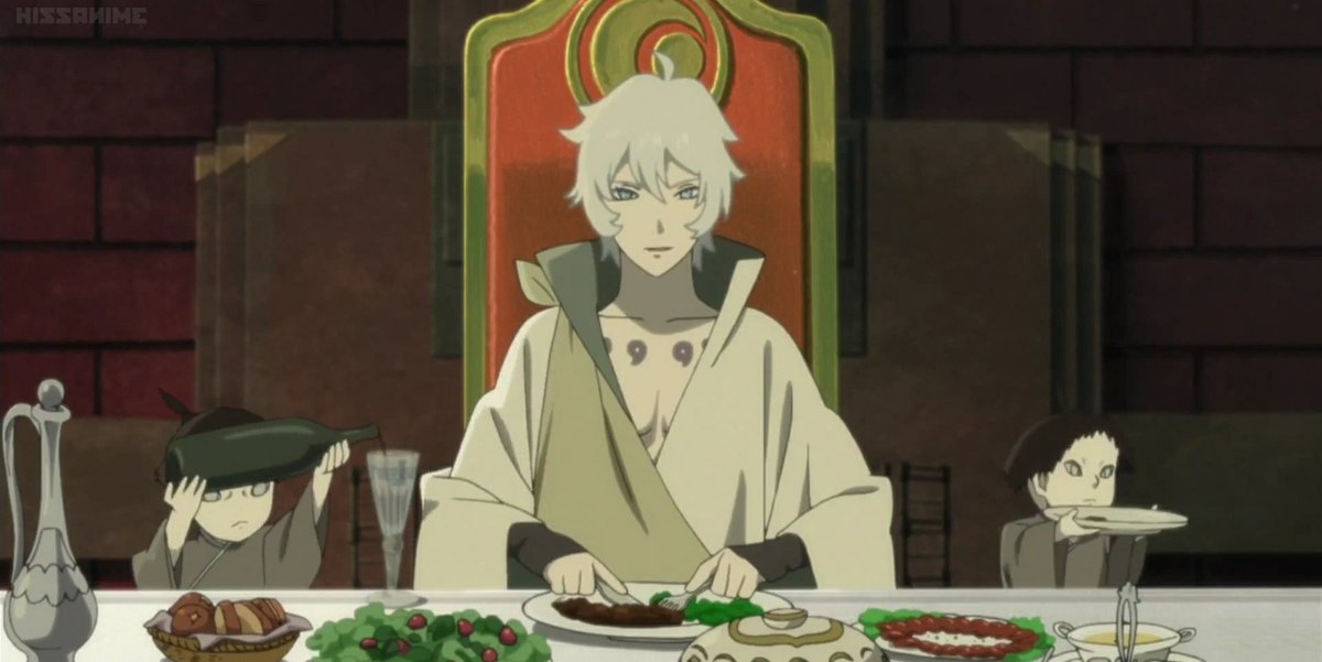 When he was in a good mood like this, he was a cheerful and good-natured young man. Even if he was distorted by a life of solitude without even having someone to share meals with... this could be his true form, an honest man.Hinata tried talking to him.