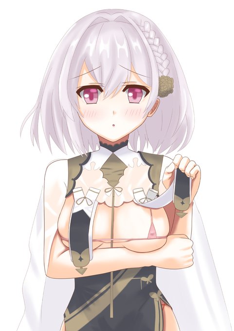 個人的にもろ見えよりもマイクロビキニの方がわざわざ用意する必要性がある事を考慮してエロさが増す気がするエロのための一手間ってのは重要性高いね至急メールくれや#AzurLane  #シリアス #アズレン #アズールレーン 