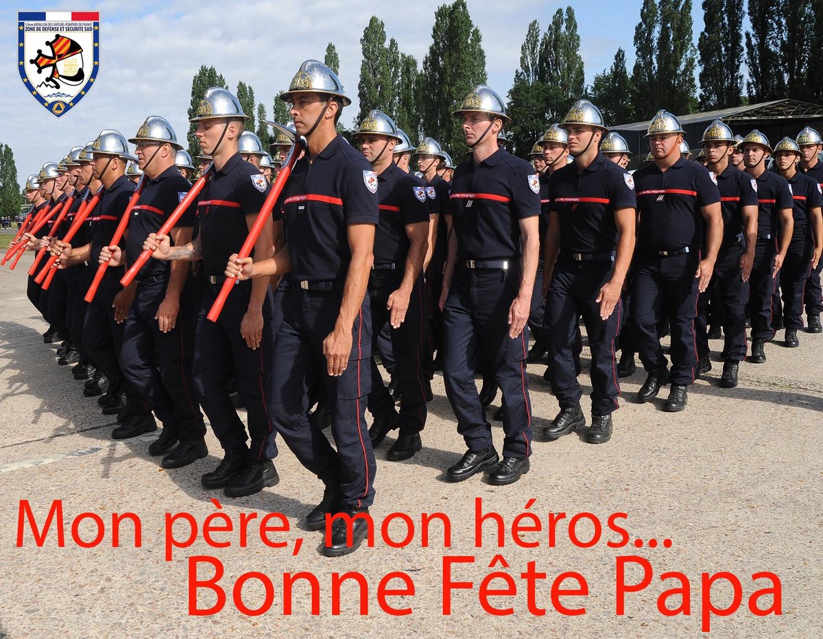 🇫🇷[#12BSPF] Nous souhaitons une bonne fête des pères à tous les papas qui composent le 12ème Bataillon des Sapeurs-Pompiers de France Mon #Père mon #Héros #FêteDesPapas