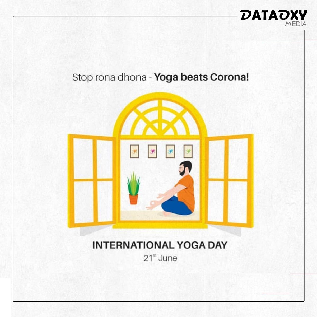 DataoxyMedia's tweet image. Yoga is all about creating a balance in your life. It is about balancing your senses, balancing your body, soul, and mind in order to live healthy and live in peace. | #HappyYogaDay
