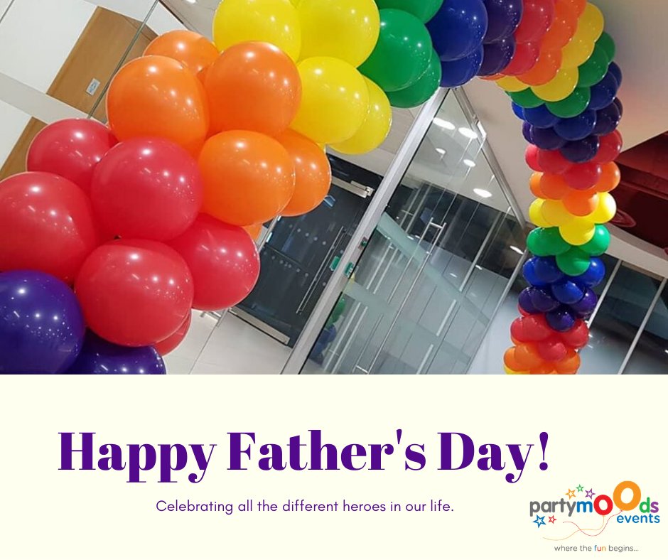 Partymoods's tweet photo. We are in the celebrations business so can't let Father's day pass without a mention.  We want to  acknowledge that fathers take many forms and we want to recognise all of these special men in our lives today. We hope you have a special day. #fathersday2020 #events #EverydayHero https://t.co/xemwB28H5f