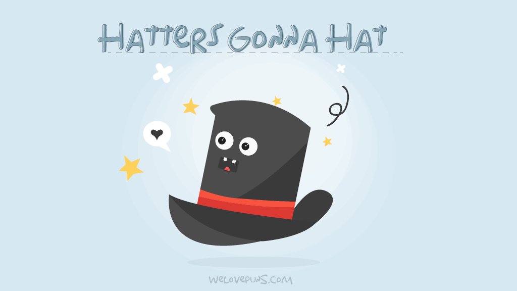 Cap, hat, beanie. Whatever you call them, these items play an important role in our daily lives. Check out this list of these 47 best #hat #puns to have fun.

welovepuns.com/best-hat-puns/