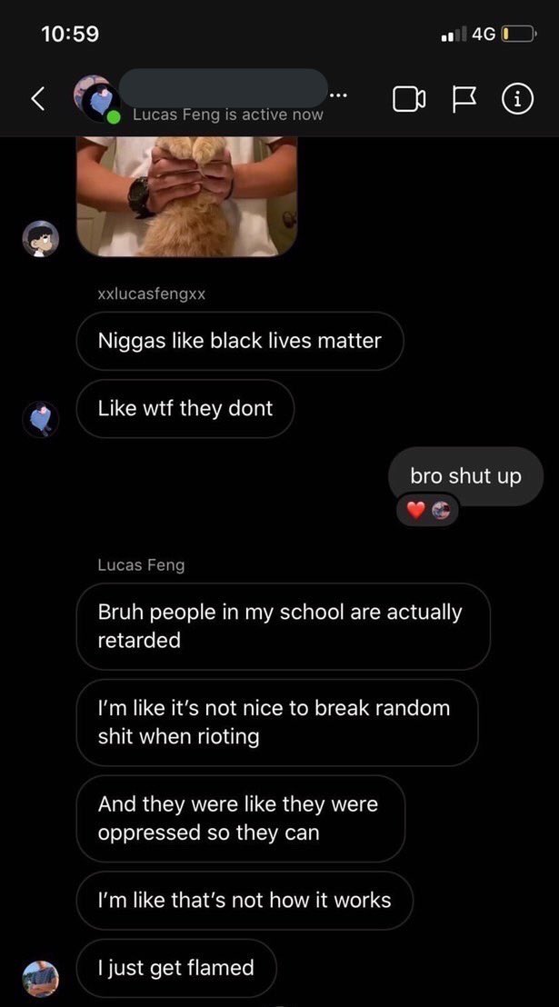 YE0SANGF's tweet photo. i may have a small following but twitter PLS DO YOUR THING!! this racist goes to castle hill high school in Sydney Australia :) https://t.co/TKUYbovYIO