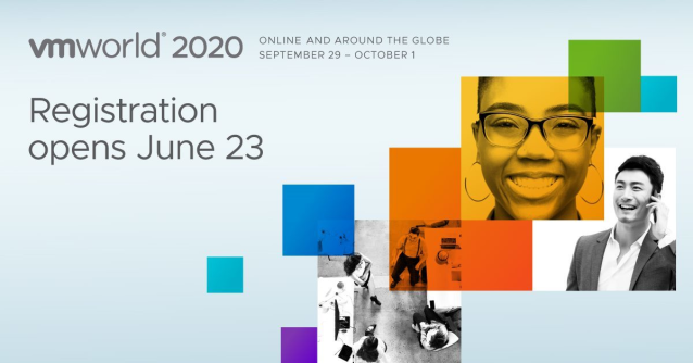 VMworld 2020 global registration launches June 23! bit.ly/2Vkvm8f