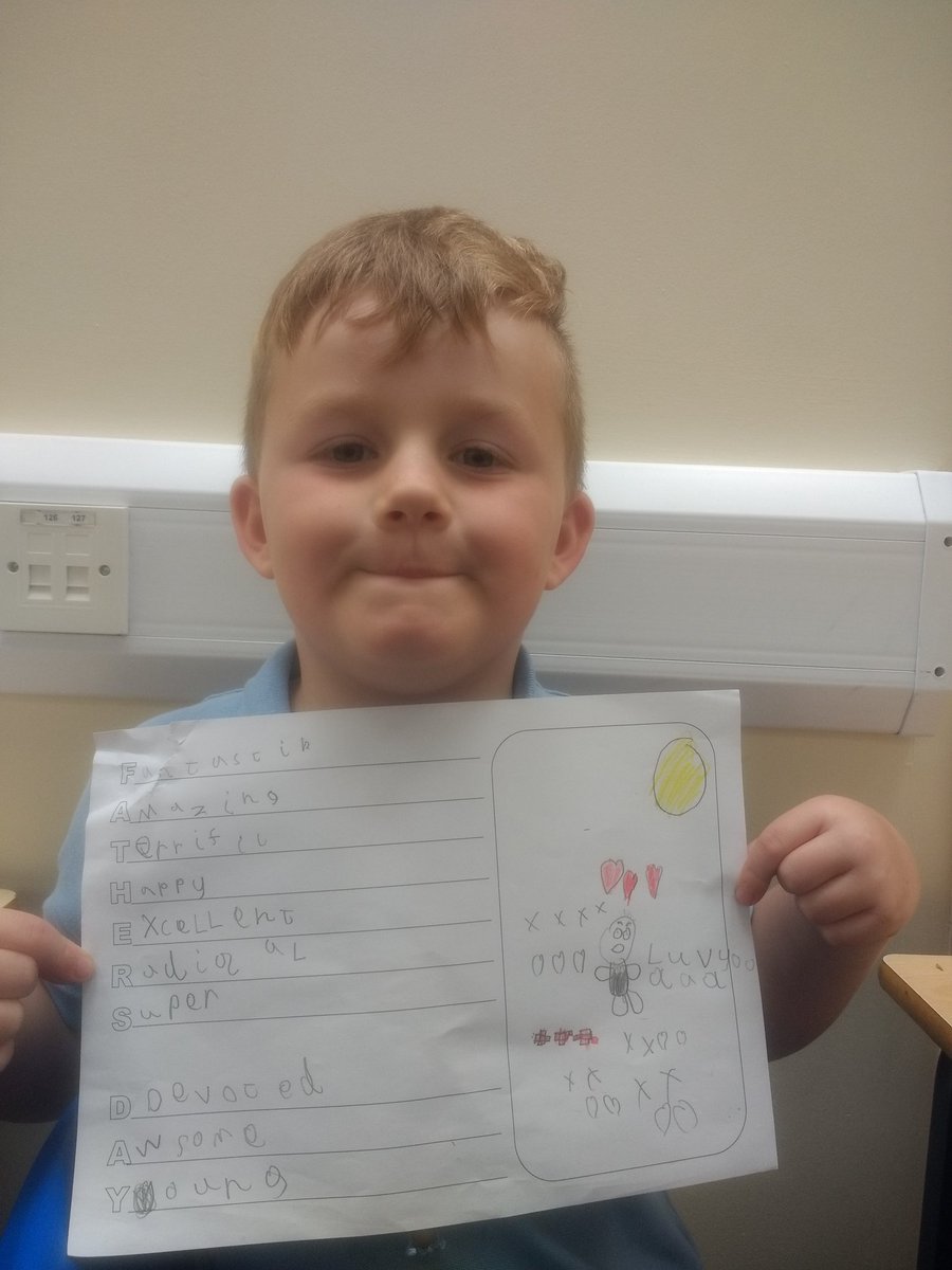 #HappyFathersDay2020 from @PeacockClass2  and <a href="/Y2woodpecker/">Woodpecker Class</a>  Y2 keyworker children @Norbridgeschool