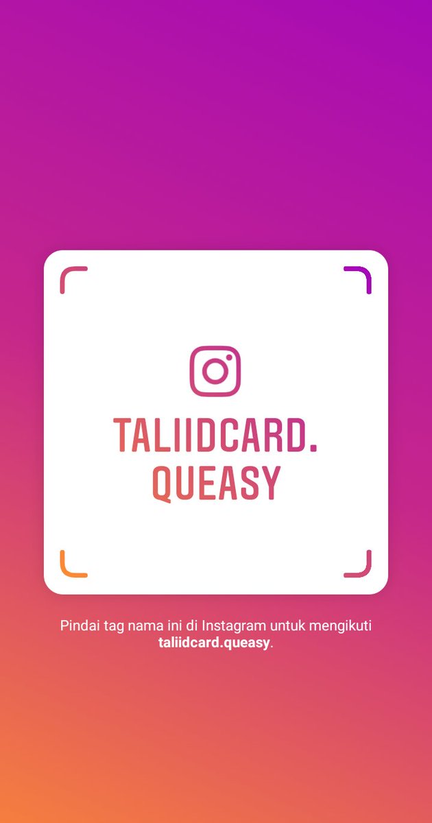 Ikuti saya di Instagram! Nama pengguna: taliidcard.queasy
instagram.com/taliidcard.que…