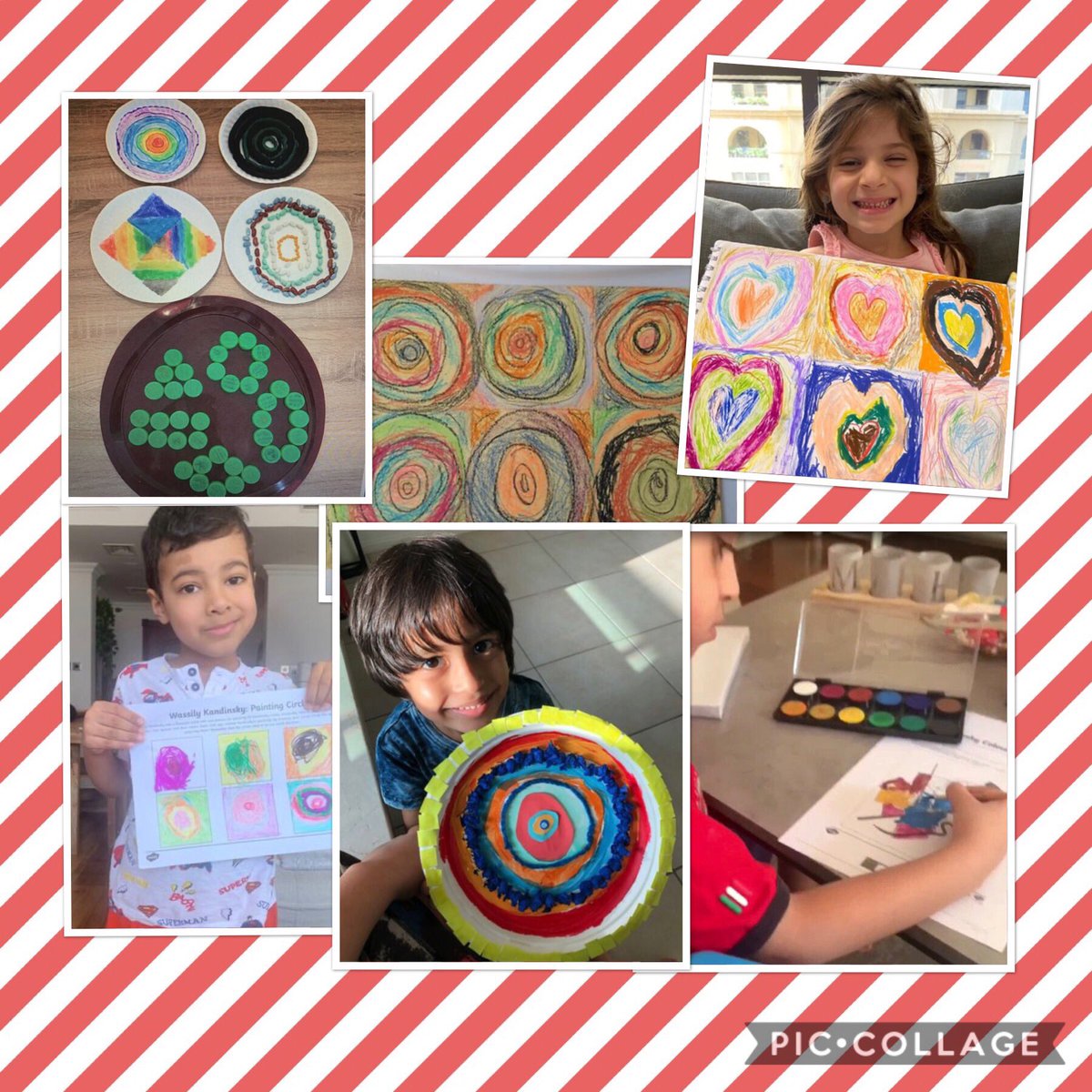 #KG1 students are loving our Unit of Inquiry. They are wonderful artists ☺️ #diabcreative #dreaminspireachieve