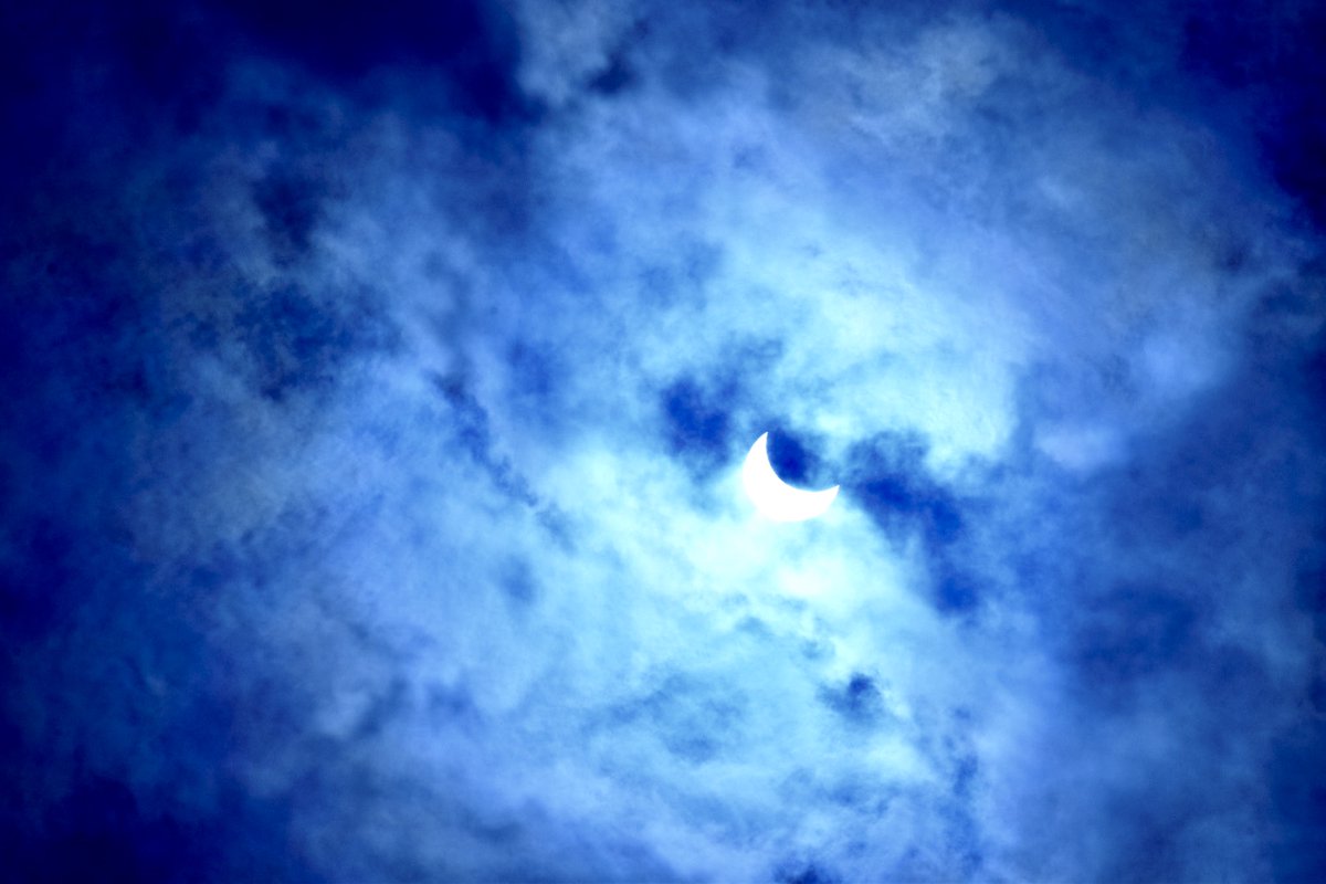 #solareclipse I clicked it at 12:39PM .
