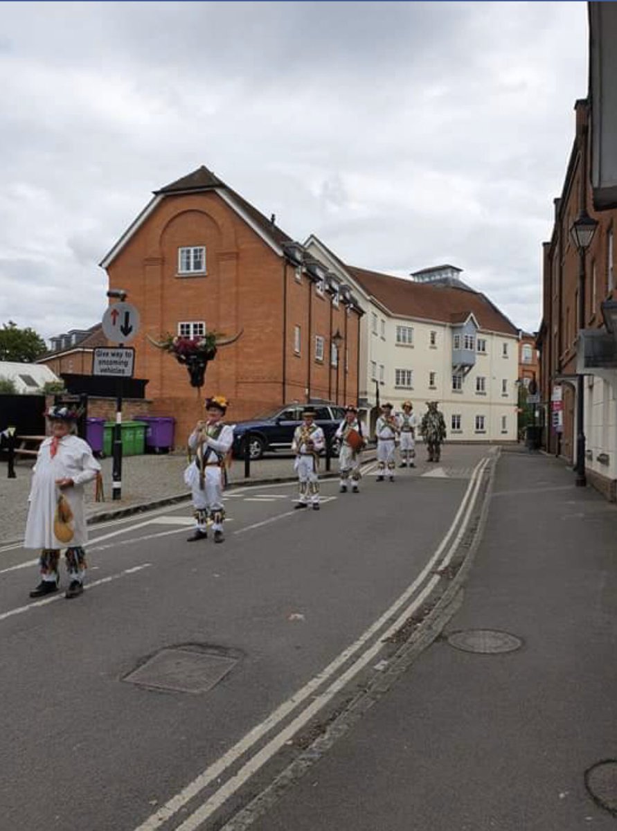 Abingdon Traditional Morris Dancers (@abingdonmorris) on Twitter photo A safe distancing procession starting from the <a href="/TheTapAbingdon/">The Brewery Tap</a>
Line up, Fool, Horns, Mayor, Musician, Musician, Dancer, Green Man A safe distancing procession starting from the <a href="/TheTapAbingdon/">The Brewery Tap</a>
Line up, Fool, Horns, Mayor, Musician, Musician, Dancer, Green Man