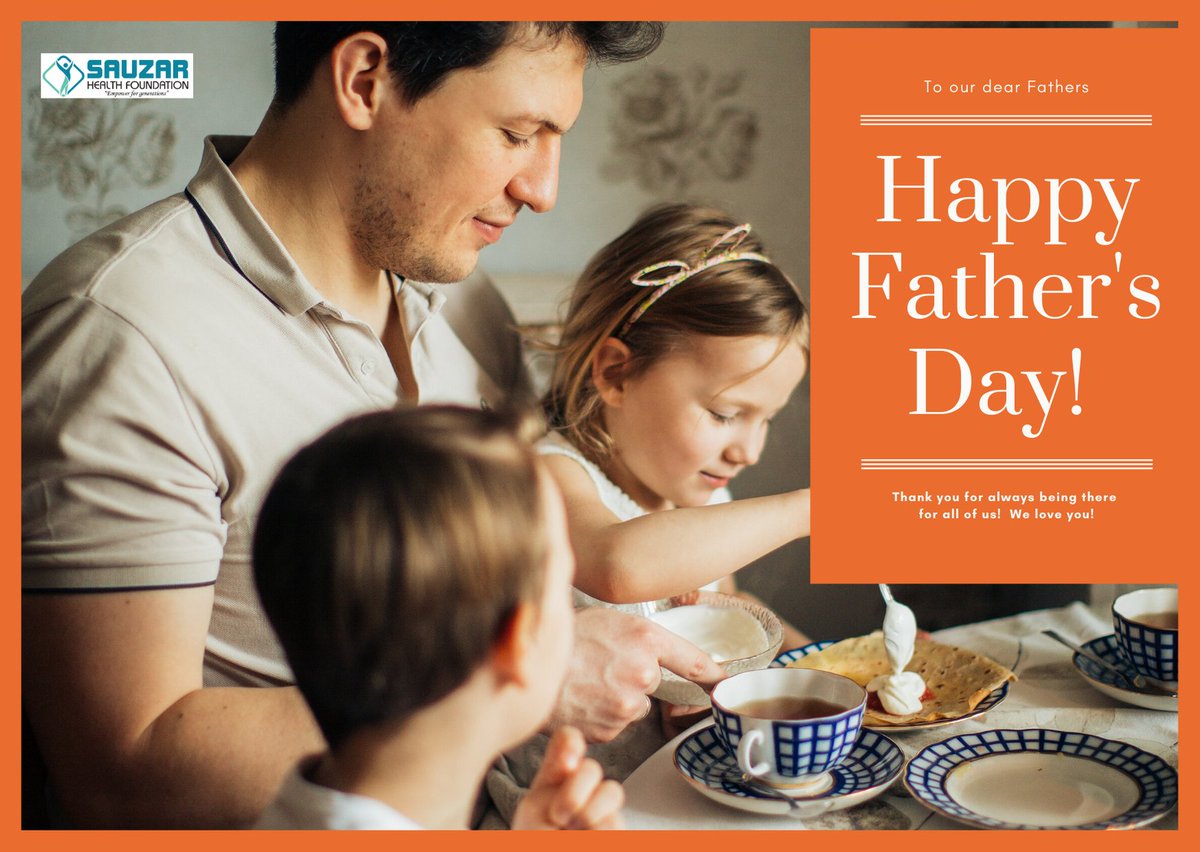 SHF_NG's tweet photo. On this Father’s Day, we hope all fathers feel
honored for all their years of leading our
family. And every day, we hope you feel
how loved you are.
Stay Connected to #SauzarHealthFoundation https://t.co/D6eEBbGzBz