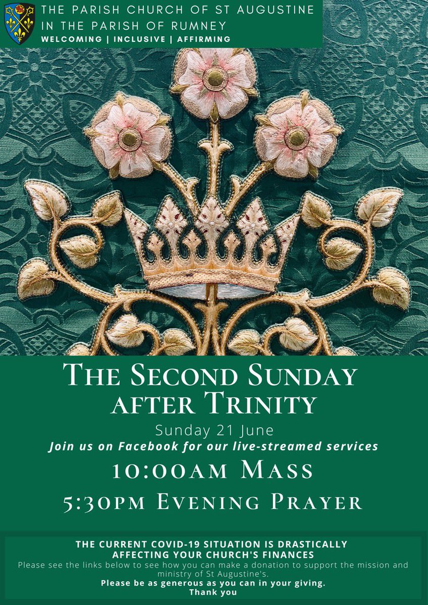 AugustineRumney's tweet photo. Do join us for our live stream Mass at 10.00am! https://t.co/2K2oWcoxUz