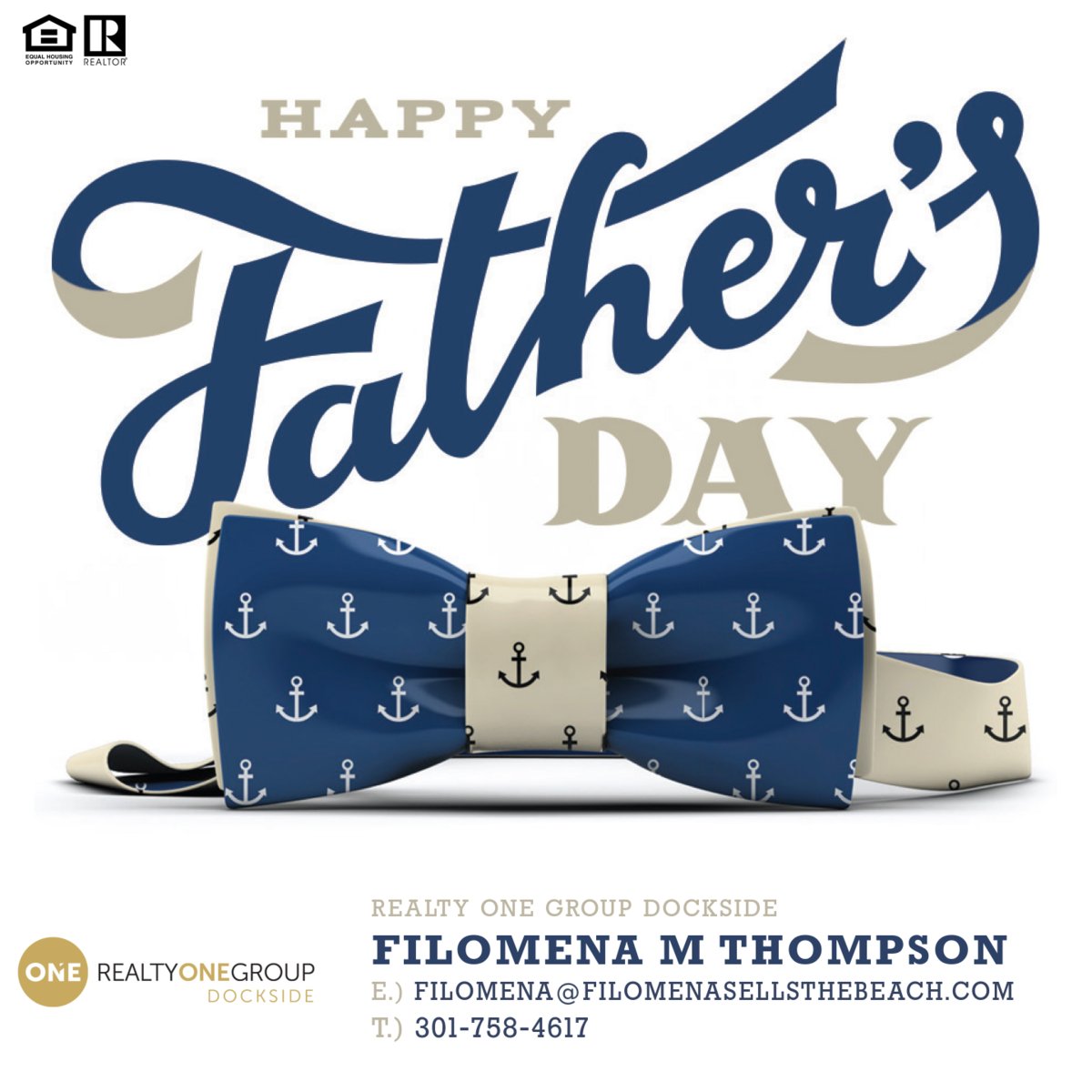 Fil_Realtor's tweet photo. Wishing you a blessed day! Happy Father's Day!

#FilomenaThompson #RealEstate #GettingYouWhereYouWantToBe #SouthCarolina #Realtor #Home https://t.co/WQyVSR6rMY https://t.co/bpciWKNb7W