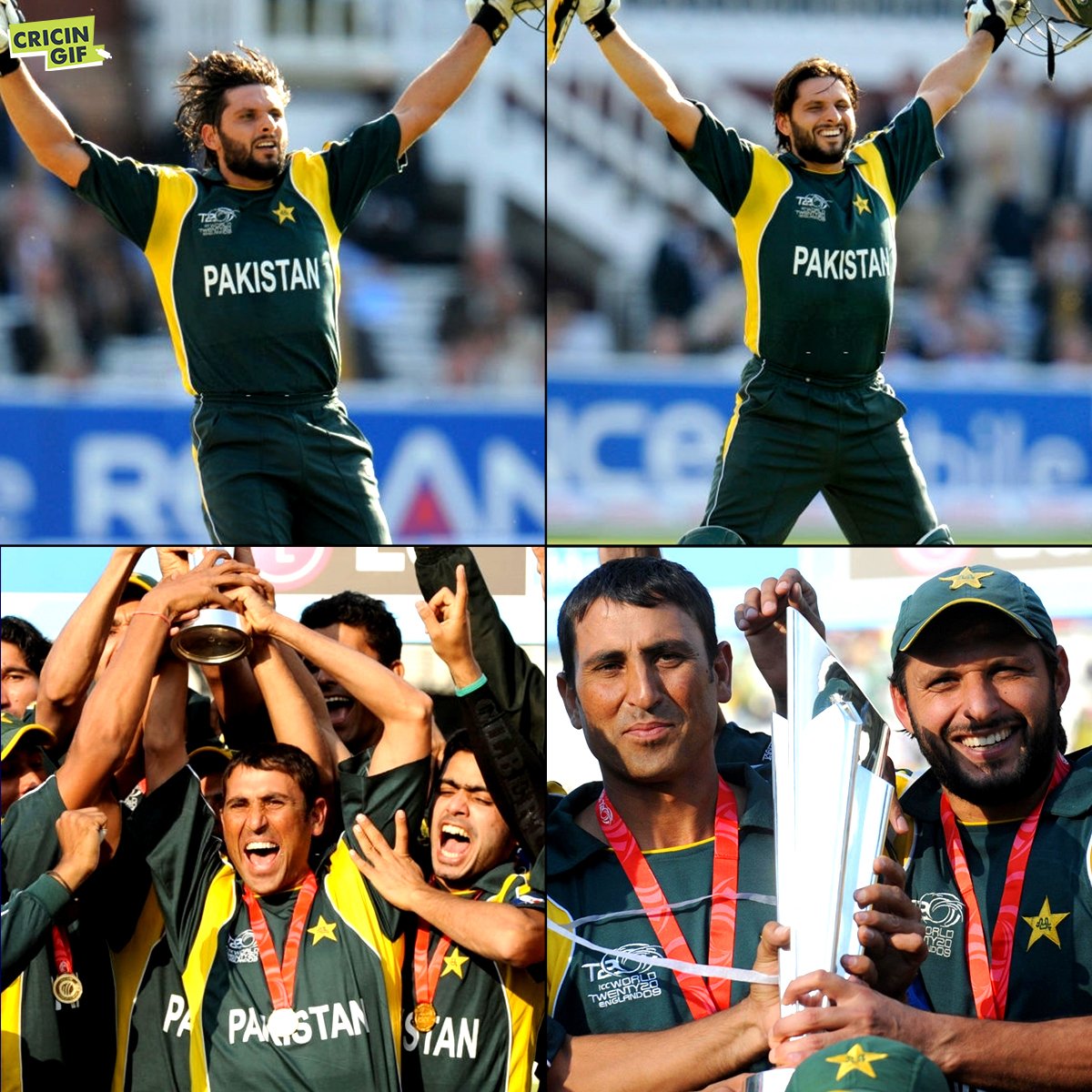 JuttAFRIDIAN's tweet photo. #OnThisDay in 2009 🇵🇰 Won #T20WC2009 with the Help of #ShahidAfridi 🔥 under the Great Leadership of @YounusK75 💕
"Big Man, Big Game, It's A Leg Bye, Who Cares"
#ThankYouAfridi 🤗 Pakistan Zindabad ❤️ Get Well Soon @SAfridiOfficial
#Kjutt https://t.co/yHwr4zF55z