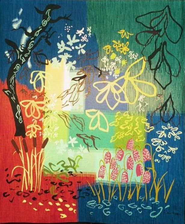 The two tapestries commissioned from John Piper in the mid-1970s by Reading Borough Council.