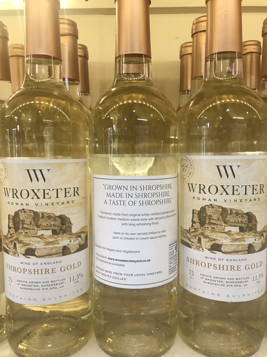 wroxeterwines's tweet photo. As it is #FathersDay Today’s #EnglishWineWeek 6 bottles for £55 offer is #Shropshiregold .
Fist blended over 25 years ago by my father David Millington. Forever in our hearts...
Free delivery 15 mile radius of the vineyard or courier service available.. https://t.co/LJwlmGlpI0