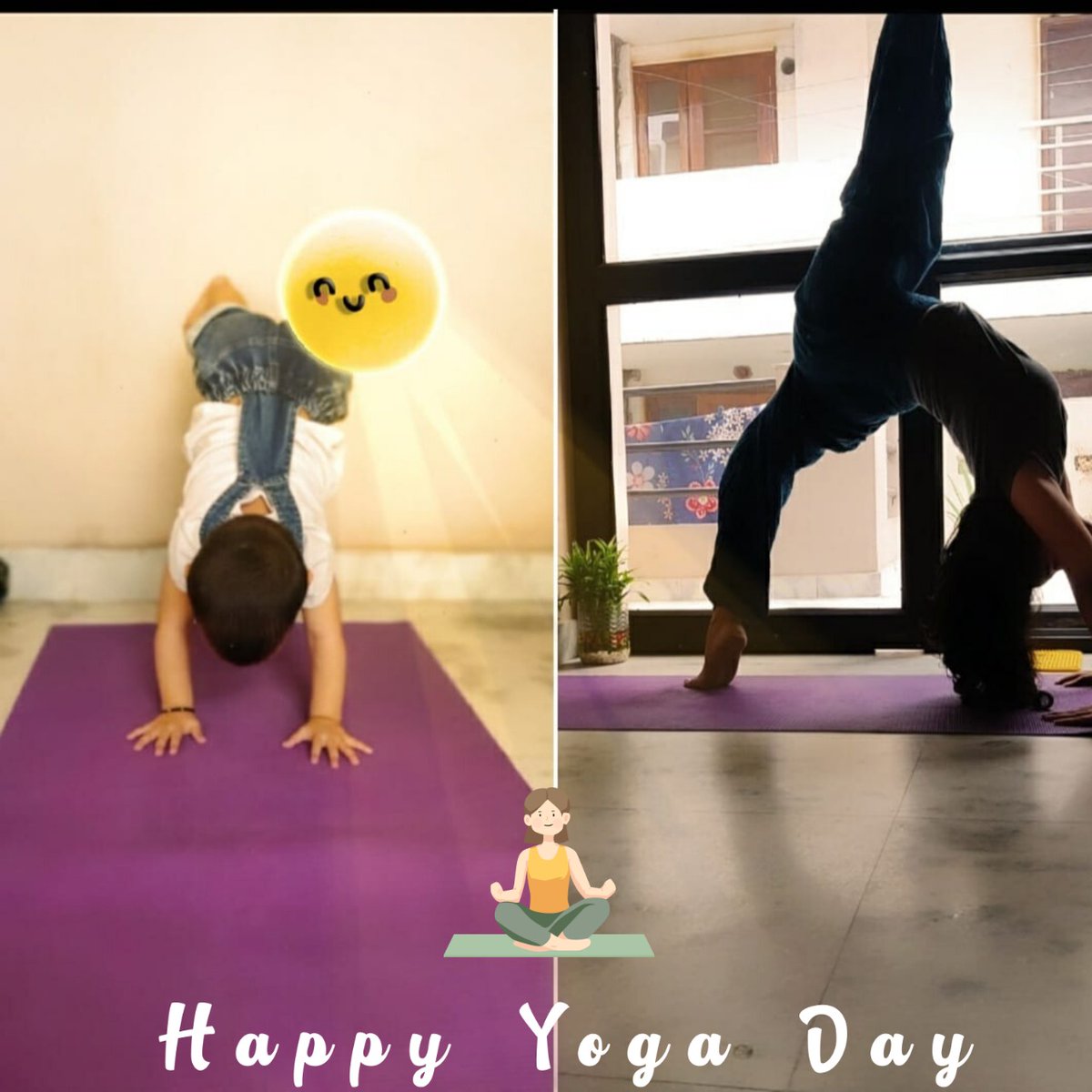 Ydvswati's tweet photo. #MyLifeMyYoga #MyLifeMyYogaINDIA #YogaDay2020 #YogaDay #YogaAtHome #yoga #yogaathomeyogawithfamily #YogaWithFamily #YogaForLife #YogaForImmunity #meditate https://t.co/PuVIpTGWfz